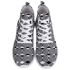 Hexagon Men s Lightweight High Top Sneakers by impacteesstreetweareight