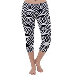 Hexagon Capri Yoga Leggings by impacteesstreetweareight