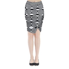 Hexagon Midi Wrap Pencil Skirt by impacteesstreetweareight