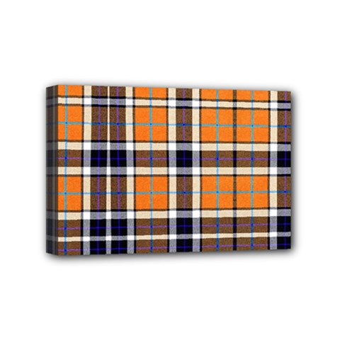 Tartans Yellow 34 Mini Canvas 6  X 4  (stretched) by impacteesstreetwearfour