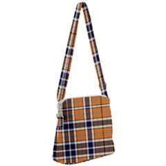 Tartans Yellow 34 Zipper Messenger Bag by impacteesstreetwearfour