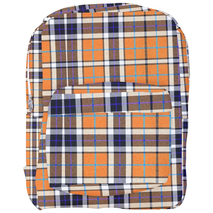 Tartans Yellow 34 Full Print Backpack