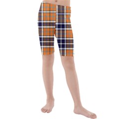 Tartans Yellow 34 Kids  Mid Length Swim Shorts by impacteesstreetwearfour