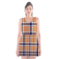 Tartans Yellow 34 Scoop Neck Skater Dress by impacteesstreetwearfour