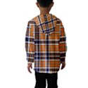 Tartans Yellow 34 Kids  Hooded Windbreaker View2