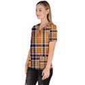 Tartans Yellow 34 Women s V-Neck Scrub Top View2