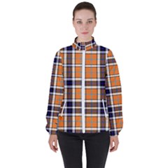 Tartans Yellow 34 Women s High Neck Windbreaker by impacteesstreetwearfour