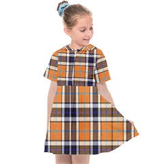 Tartans Yellow 34 Kids  Sailor Dress by impacteesstreetwearfour