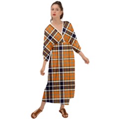 Tartans Yellow 34 Grecian Style  Maxi Dress by impacteesstreetwearfour