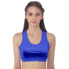 Leather Texture 6 Sports Bra