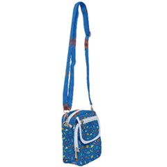 Space Rocket Solar System Pattern Shoulder Strap Belt Bag by Vaneshart