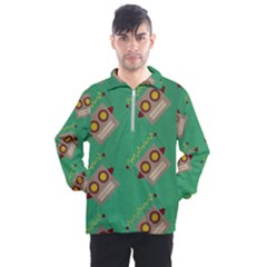 Toy Robot Men s Half Zip Pullover by Vaneshart