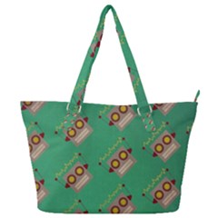 Toy Robot Full Print Shoulder Bag by Vaneshart