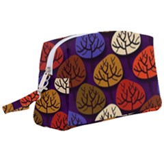 Tree Pattern Background Wristlet Pouch Bag (large) by Vaneshart