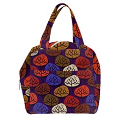 Tree Pattern Background Boxy Hand Bag by Vaneshart