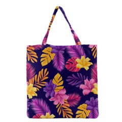 Tropical Pattern Grocery Tote Bag by Vaneshart