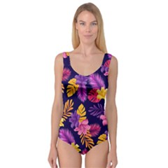 Tropical Pattern Princess Tank Leotard  by Vaneshart