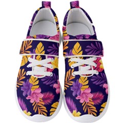 Tropical Pattern Men s Velcro Strap Shoes by Vaneshart