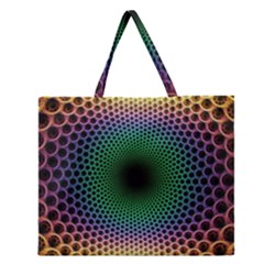 Abstract Patterns Zipper Large Tote Bag by Vaneshart