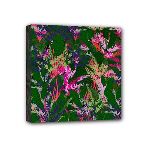 Vibrant Tropical Mini Canvas 4  X 4  (stretched) by Vaneshart