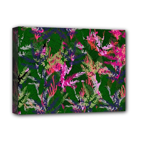 Vibrant Tropical Deluxe Canvas 16  X 12  (stretched)  by Vaneshart