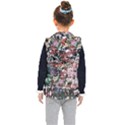 Graffiti Wall Background Kids  Hooded Puffer Vest View2