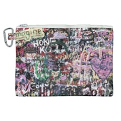 Graffiti Wall Background Canvas Cosmetic Bag (xl) by Vaneshart