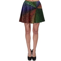 Abstract Colorful Pieces Mosaics Skater Skirt by Vaneshart