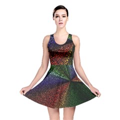 Abstract Colorful Pieces Mosaics Reversible Skater Dress by Vaneshart