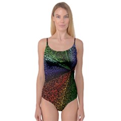 Abstract Colorful Pieces Mosaics Camisole Leotard  by Vaneshart