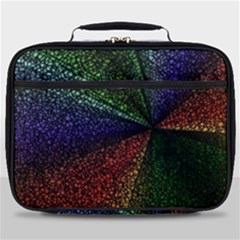 Abstract Colorful Pieces Mosaics Full Print Lunch Bag by Vaneshart