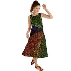 Abstract Colorful Pieces Mosaics Summer Maxi Dress by Vaneshart