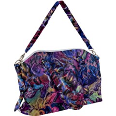 Multicolored Abstract Painting Canvas Crossbody Bag by Vaneshart