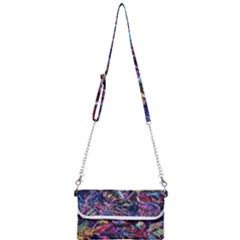 Multicolored Abstract Painting Mini Crossbody Handbag by Vaneshart