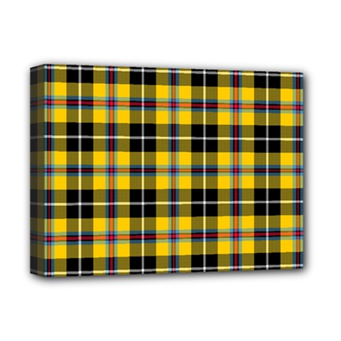 Cornish National Tartan Deluxe Canvas 16  X 12  (stretched)  by impacteesstreetwearfour