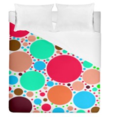 Dots Duvet Cover (queen Size) by impacteesstreetweareight