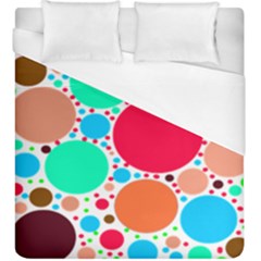 Dots Duvet Cover (king Size) by impacteesstreetweareight