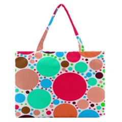 Dots Zipper Medium Tote Bag by impacteesstreetweareight