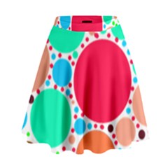 Dots High Waist Skirt by impacteesstreetweareight