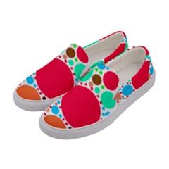 Dots Women s Canvas Slip Ons by impacteesstreetweareight