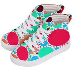 Dots Kids  Hi-top Skate Sneakers by impacteesstreetweareight