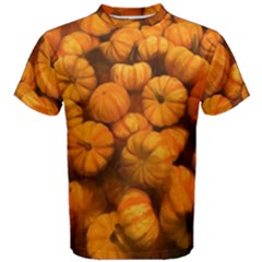 Mini Pumpkins Men s Cotton Tee by bloomingvinedesign