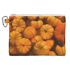 Mini Pumpkins Canvas Cosmetic Bag (xl) by bloomingvinedesign