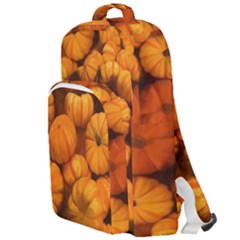 Mini Pumpkins Double Compartment Backpack by bloomingvinedesign