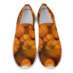 Mini Pumpkins Women s Slip On Sneakers by bloomingvinedesign