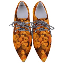 Mini Pumpkins Women s Pointed Oxford Shoes by bloomingvinedesign