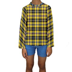 Cornish National Tartan Kids  Long Sleeve Swimwear by impacteesstreetwearfour