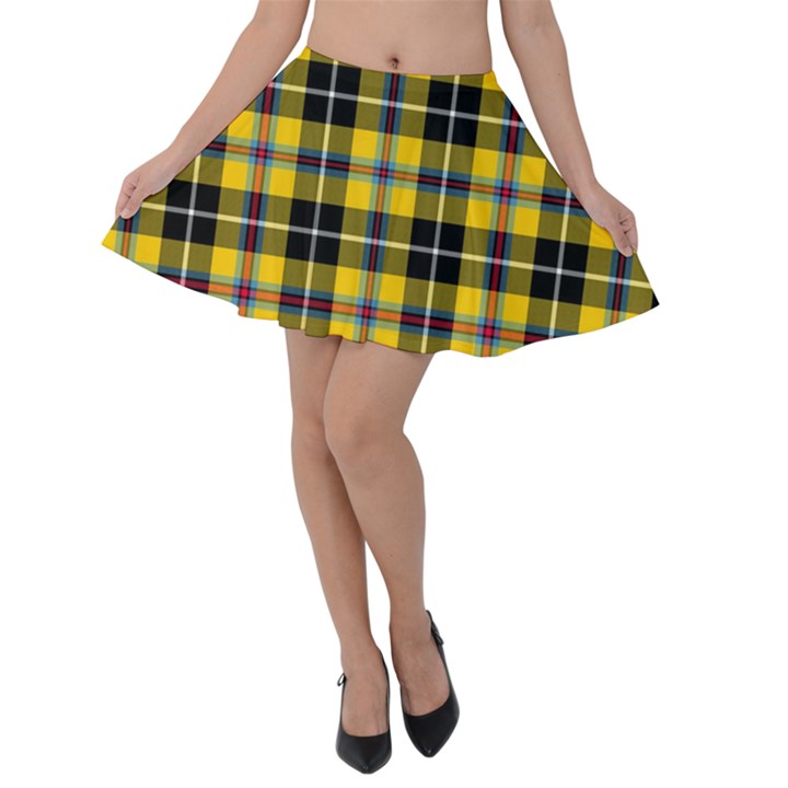 Cornish National Tartan Velvet Skater Skirt