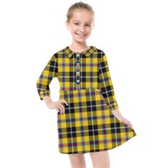 Cornish National Tartan Kids  Quarter Sleeve Shirt Dress by impacteesstreetwearfour