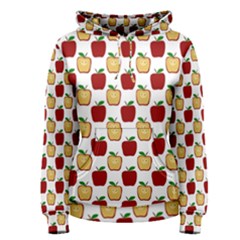 Apple Polkadots Women s Pullover Hoodie by bloomingvinedesign